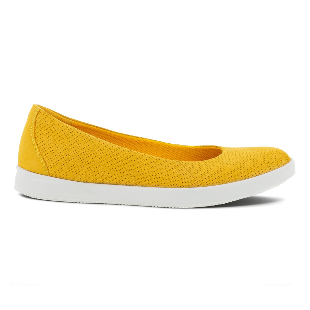 Bailarinas Mujer - ECCO Barentz Slip-Ons - Amarillos - RYW584073